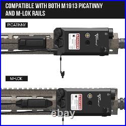 1500 Lumens Tactical Flashlight Laser for Rifle and Carbine Compitable with M-LO