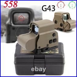 For G43 3X Sight Magnifier With 20mm QD Mount XPS3-2 558 Tactical Red Green Dot