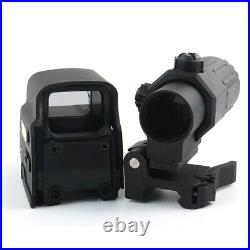 G33 3X Sight Magnifier With 20mm QD Mount XPS3-2 558 Tactical Red Green Dot LOGO