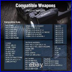 KLARUS GL4 3300 Lumens Rechargeable Tactical Weapon light Compact Rifle Light US
