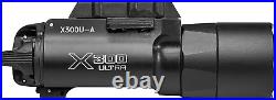 Lens Tactical Firearm Light LED Rail Lock Mount Battery Powered Weaponlights