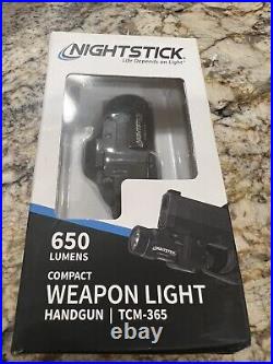 Nightstick Tactical Weapon-Mounted Light Only Fits Sig P365 650 Lumens TCM-365