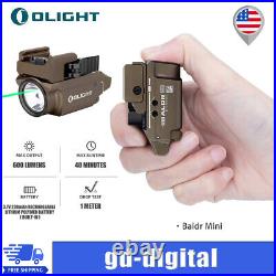 OLIGHT Baldr Mini 600 Lumen Green Laser Rail Mounted Pistol Tactical Light DT US
