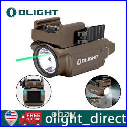 OLIGHT Baldr Mini Green Laser Rail Mounte Rechargeable Tactical Light Desrtt Tan