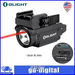 OLIGHT Baldr RL Mini LED&Red Laser Tactical Light Rail Mounted Glock &Picatinny