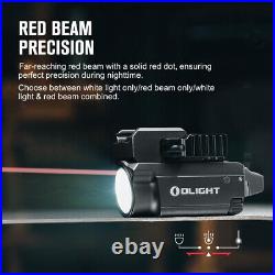OLIGHT Baldr RL Mini LED&Red Laser Tactical Light Rail Mounted Glock &Picatinny
