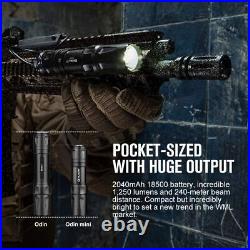 OLIGHT Odin Mini 1250 Lumen Tactical Weapon Flashlight Rifle M-LOK Rail Mounted