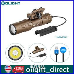 OLIGHT Odin Mini M-LOK Rail Mount Rechargeable Tactical Flashlight Remote switch