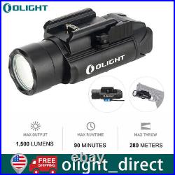 OLIGHT PL-PRO Valkyrie Black Weaponlight Rail Mount 1500 Lumen Tactical Light