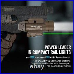 OLIGHT Tactical Light Baldr PRO 1350 lumens Green Laser Rail Mounted for GL Rail
