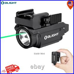 Olight Baldr Mini Rail Mounted Tactical Flashlight with Green Laser 600 Lumens