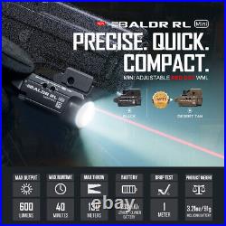 Olight Baldr RL Mini Black Rechargeable Weaponlight Tactical Flashlight Red Beam