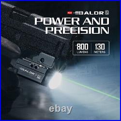 Olight Baldr S 800 Lumen Rail Mounte Weaponlight Tactical Flashlight Green Laser