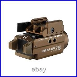 Olight Baldr S 800 Lumens Green Laser Rail Mount Tactical Flashlight-Desert Tan