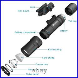 Olight Odin 2000 Lumen Tactical Flashlight Rechargeable WithRemote Pressure Switch