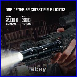 Olight Odin 2000 Lumens Picatinny Rail Mounted Rechargeable Tactical Flashlight