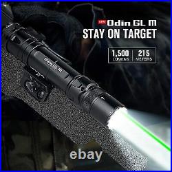 Olight Odin GL M Tactical Rechargeable Flashlight Green Laser Combo, M-Lok Mount