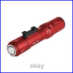 Olight Odin Red Picatinny Tactical Flashlight withTail Switch, 2000 Lumens, 300M