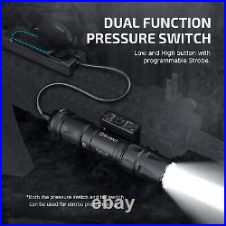 Olight Odin S Rail Mount Rechargeable Tactical Flashlight Remote Pressure Switch