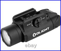 Olight PL-3R Valkyrie Black Rechargeable Rail Mounted Tactical Light For Glock