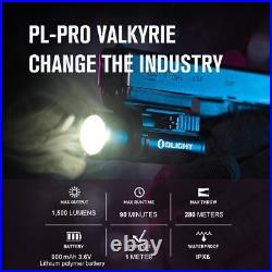 Olight PL-Pro Valkyrie Tactical Light 1500 Lumen Weaponlight Rain Mount light