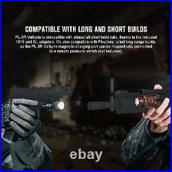 Rechargeable Tactical Light 1500 Lumens Rail-Mounted Weapon light LED Flashlight