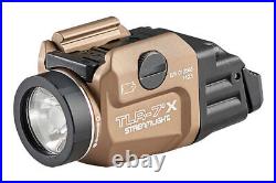 STREAMLIGHT TLR-7X USB 500 Lumen Rail Mounted Tactical Light FDE