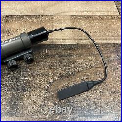 Surefire Flashlight A71202 Tactical Weapon Light w Pressure Switch Cable & Mount