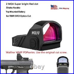 Tactical pistol red dot reflex sight WOLF0 RMR CUT for Glock MOS PSA Dagger PDP