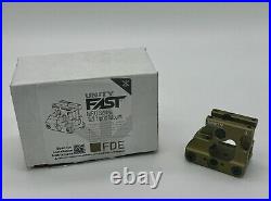 Unity Tactical FAST MRO Mount (FDE) Made in USA For Trijicon MRO Footprint