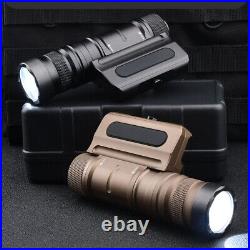 Wadsn Metal Hunting Flashlight With Offset Mount Tactical Strobe Torch Light